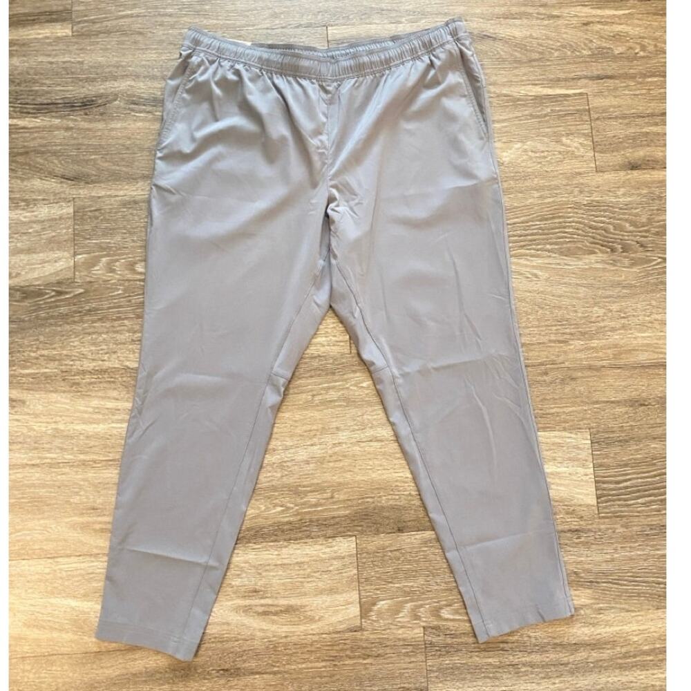 Eddie Bauer Mens Swift Myth Woven Pants XXL Gray Pull On NWT Water Resistant